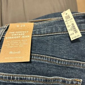 Madewell The Perfect Vintage Straight-leg Jeans